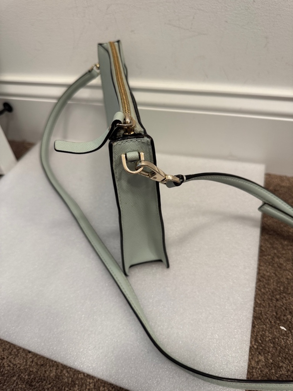 kate spade Mint Saffiano Crossbody Bag - Picture 4 of 8